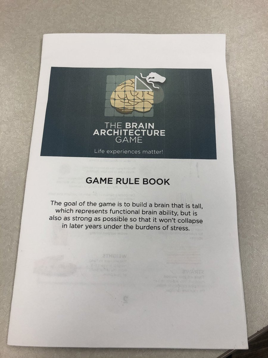 GilsdorfKendra's tweet photo. I learned about how trauma effects the brain and the connections it makes. We played the brain architecture game where we built a brain and tried to make it as strong as possible through the supports and struggles of life. @EdrisingSD @DSUteach #ignitethefireSD https://t.co/SYrpav6bBy