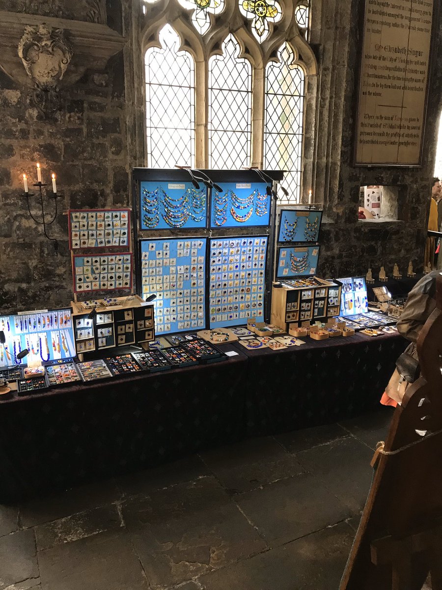 tillermanbeads's tweet photo. Overwhelming day at our small artisan market, visitors up 30% from Friday last year. Steady flow of people into @YorkHolyTrinity for @YorkVikMarket . Possibly our best Friday of any market, ever. Can’t thank you enough. https://t.co/C5JtJ4gLTz