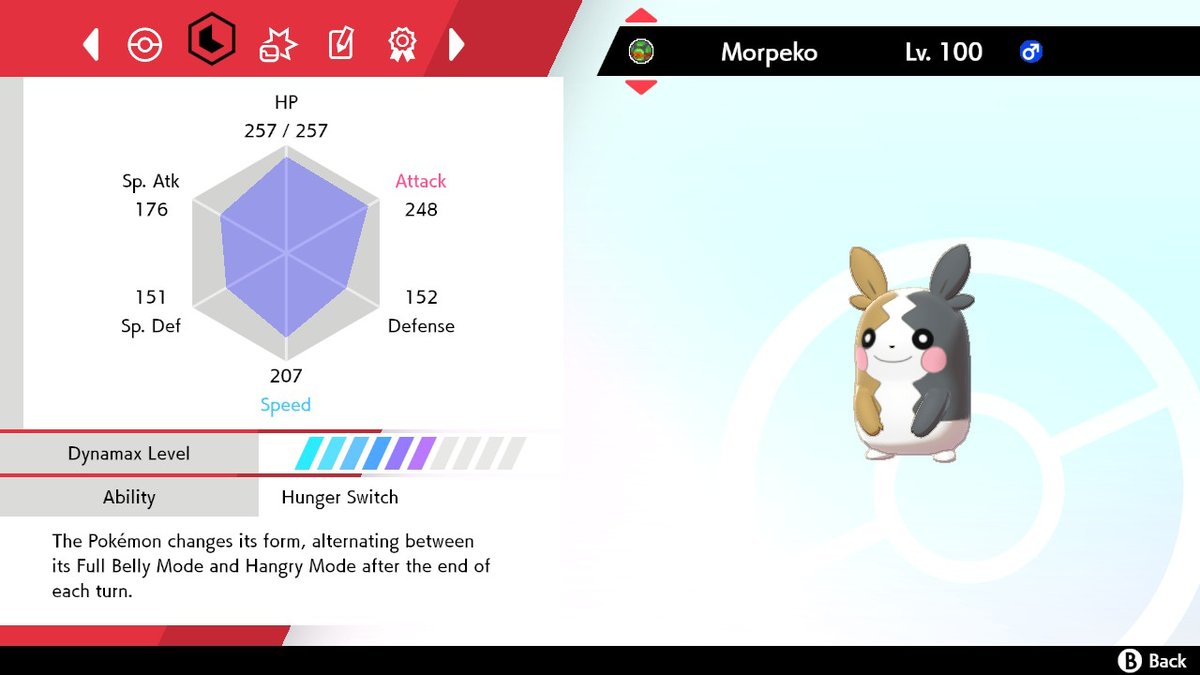 Apheliummm's tweet photo. giving away shiny battle ready Morpeko!

rt/follow/like to enter!

#PokemonSwordShield #shinypokemon #pokemongiveaway https://t.co/UJgQL3BENz