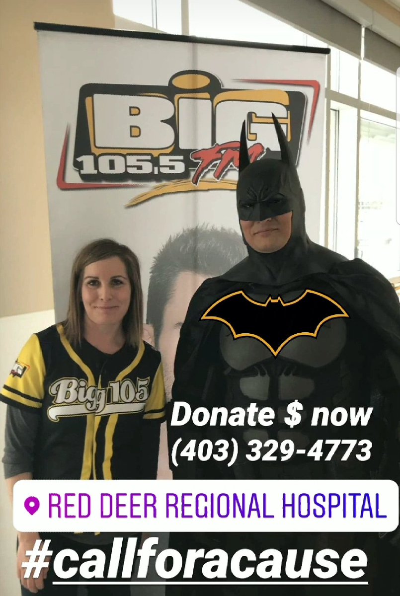 BIG105's tweet photo. Call 403-343-4773 to donate to our #CallForACause Radiothon. We are raising funds for new pediatric cardiac monitors. @rdrhfoundation https://t.co/domf8F8xa7