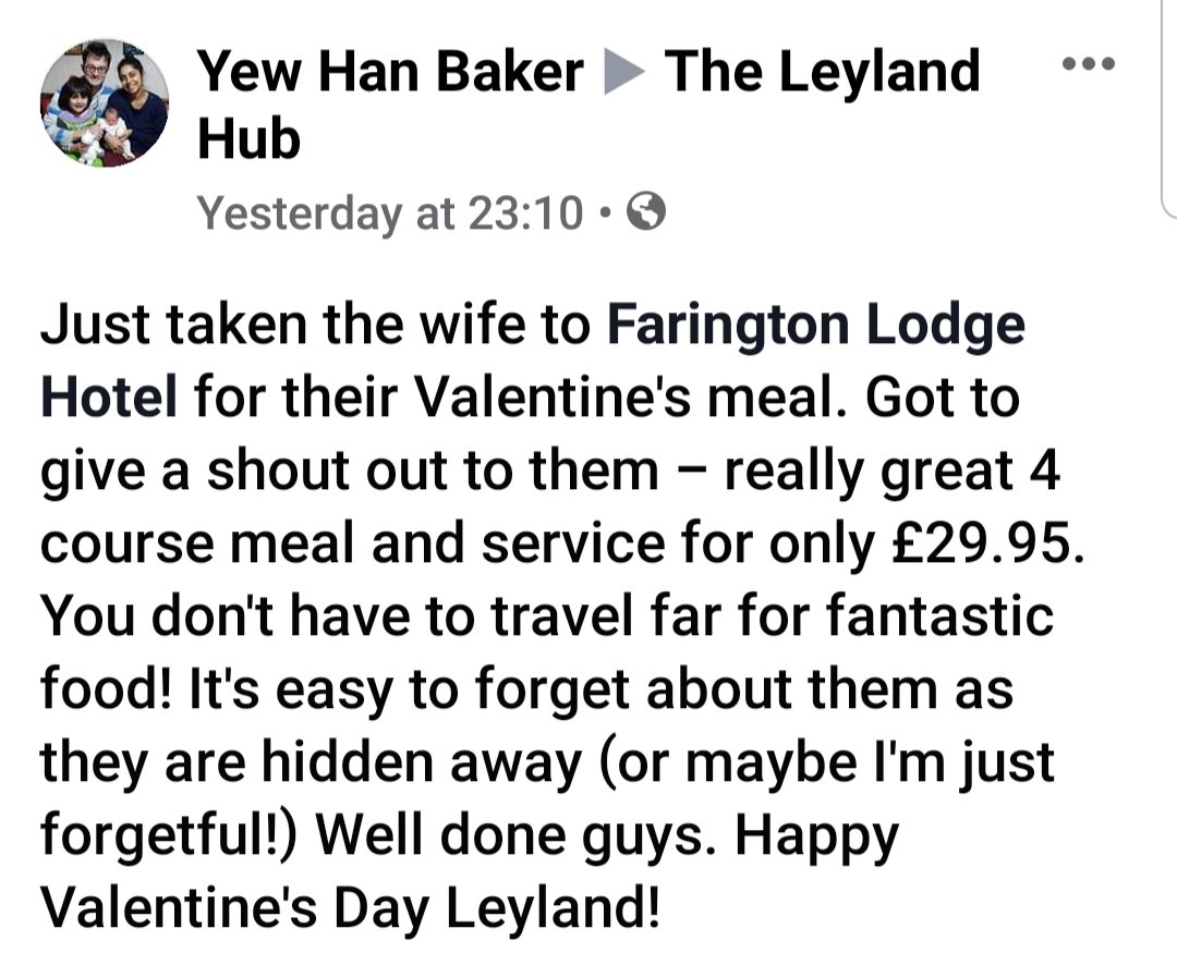 Thank you Yew Han Baker for recommending our Hotel on Facebook 😀