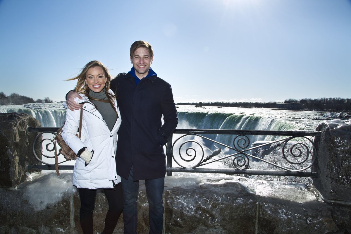 WPT's tweet photo. #WPTFallsview isn't just about the poker! @tonydunsttv and @CaitlynHowe visited the majestic Niagara Falls and the scenes around @fallsviewcasino on Day 1 😍🌊😎

https://t.co/X2TK0WlkAn https://t.co/AYzc8X8708