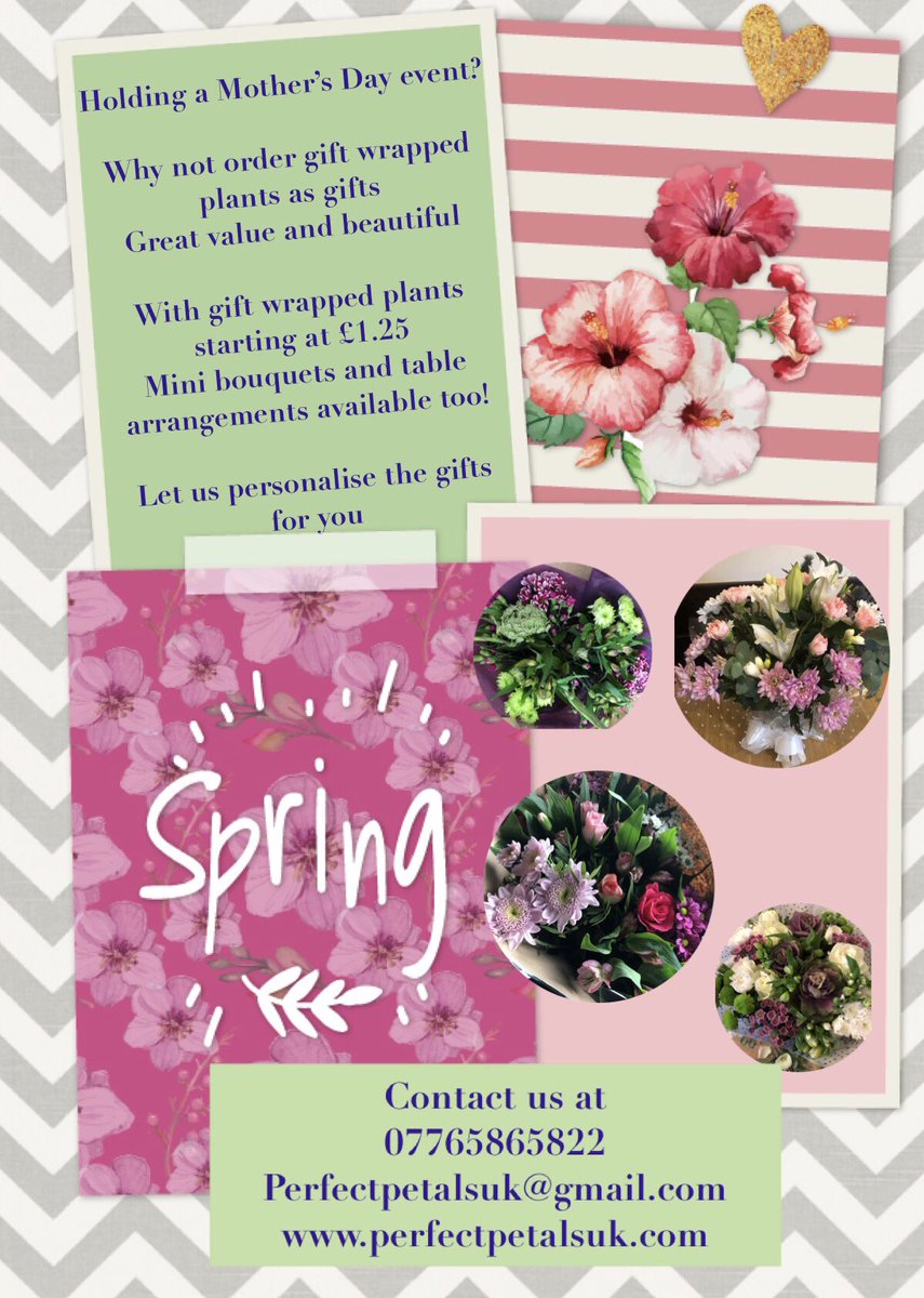 Calling all Venues holding Mothering Sunday Celebrations. Do you need a special gift for the mums? From gift wrapped plants to mini bouquets and table arrangements perfect petals have got it covered! 💖 #restaurants #motheringsunday #mothersday #gifts