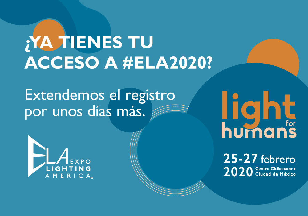 ExpoLightingA's tweet photo. Aún puedes obtener tu registro sin costo y asistir a #ELA2020 #LightforHumans. ¡No dejes pasar esta gran oportunidad! 😮🤩 ¡Da clic ahora! 👉 https://t.co/n76wiOzTmM https://t.co/exQNxiJrau