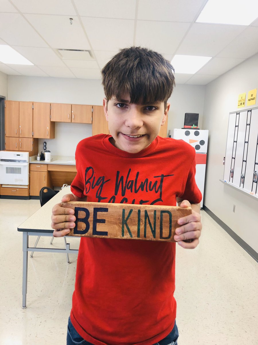 SPearlmutter's tweet image. So excited about this beautiful sign Michael made for our classroom! #ChooseKindness #werbwms #inspireandguide