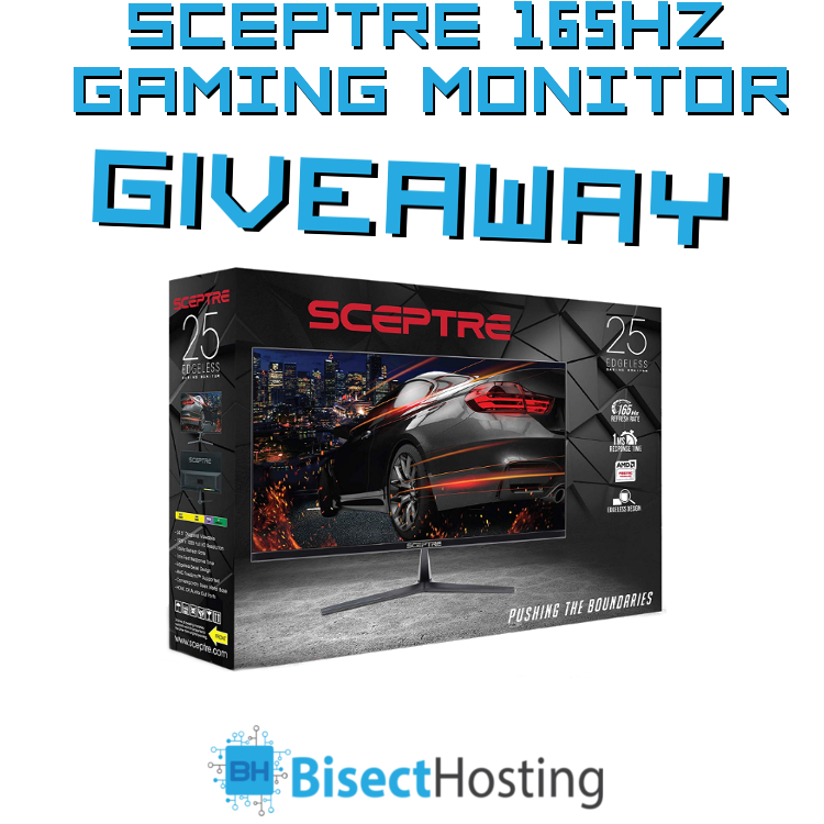 BisectHosting's tweet image. We are giving away a Sceptre 165Hz Gaming Monitor!!

Replace your current monitor, add a second one to the mix, or use it as a cutting board!

Link to instructions below. May the best gamer win! 💪

bisecthosting.com/twittergiveawa…