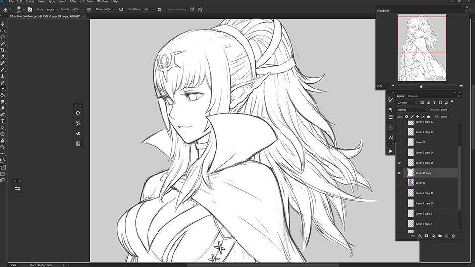 Tiki WIP. Art from vol.1 & won patreon poll for vol.4. This was the 1st Tiki fanart I did last year before my hardisk failed(was meant to be the Tiki art pack)[july 2019]. Manage to salvage it & finish the sketch for vol.1 then to be painted for vol.4?

https://t.co/BHUcM8lE1B 