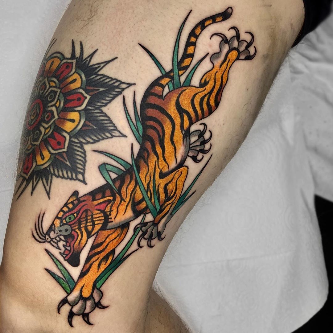 73 Awesome Tiger Tattoos To Try On Chest For Best Inking  Psycho Tats