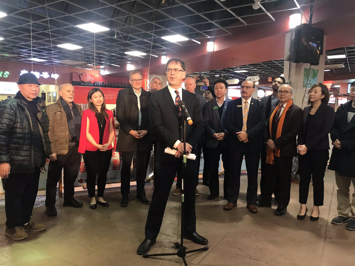 MichelleGhsoub's tweet image. Health minister Adrian Dix and Burnaby mayor Mike Hurley holding an event at Crystal Mall to support businesses suffering in the wake of rumours surrounding COVID-19. Dix says people must “condemn and reject rumor mongering.”