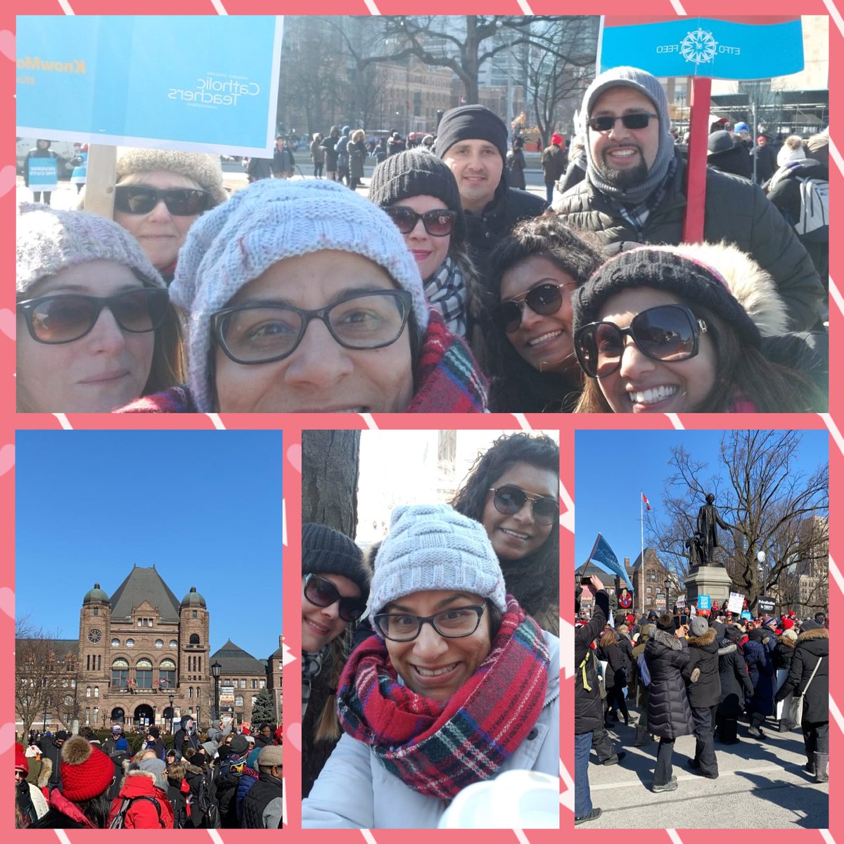 Busy morning down at Queen’s Park, fighting for our students! #cutshurtkids #fightingforourstudents #solidarity