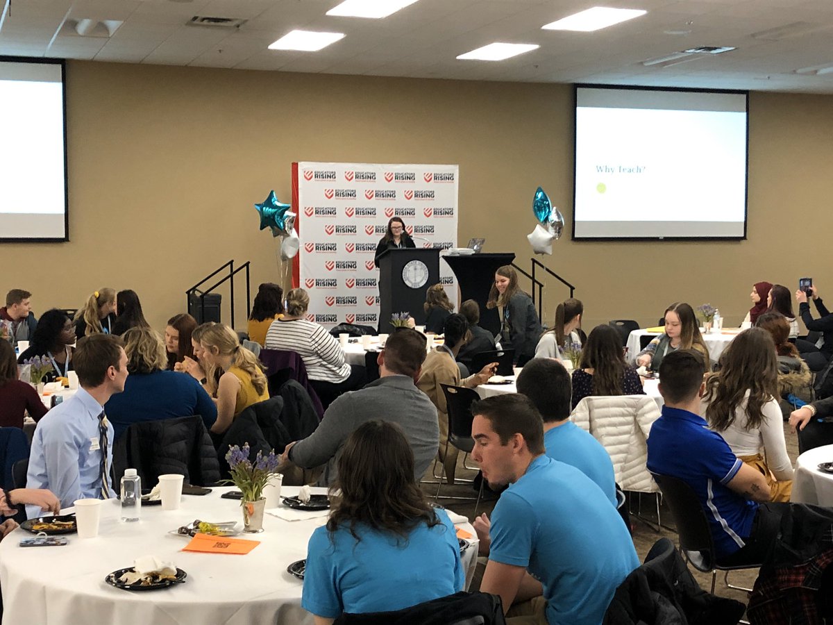 EdrisingSD's tweet photo. State officers introducing the 2020 #toy2020 @AmandaHarrisSD @NNSTOY #ignitethefireSD #sdedchat https://t.co/yYN6kEOybW