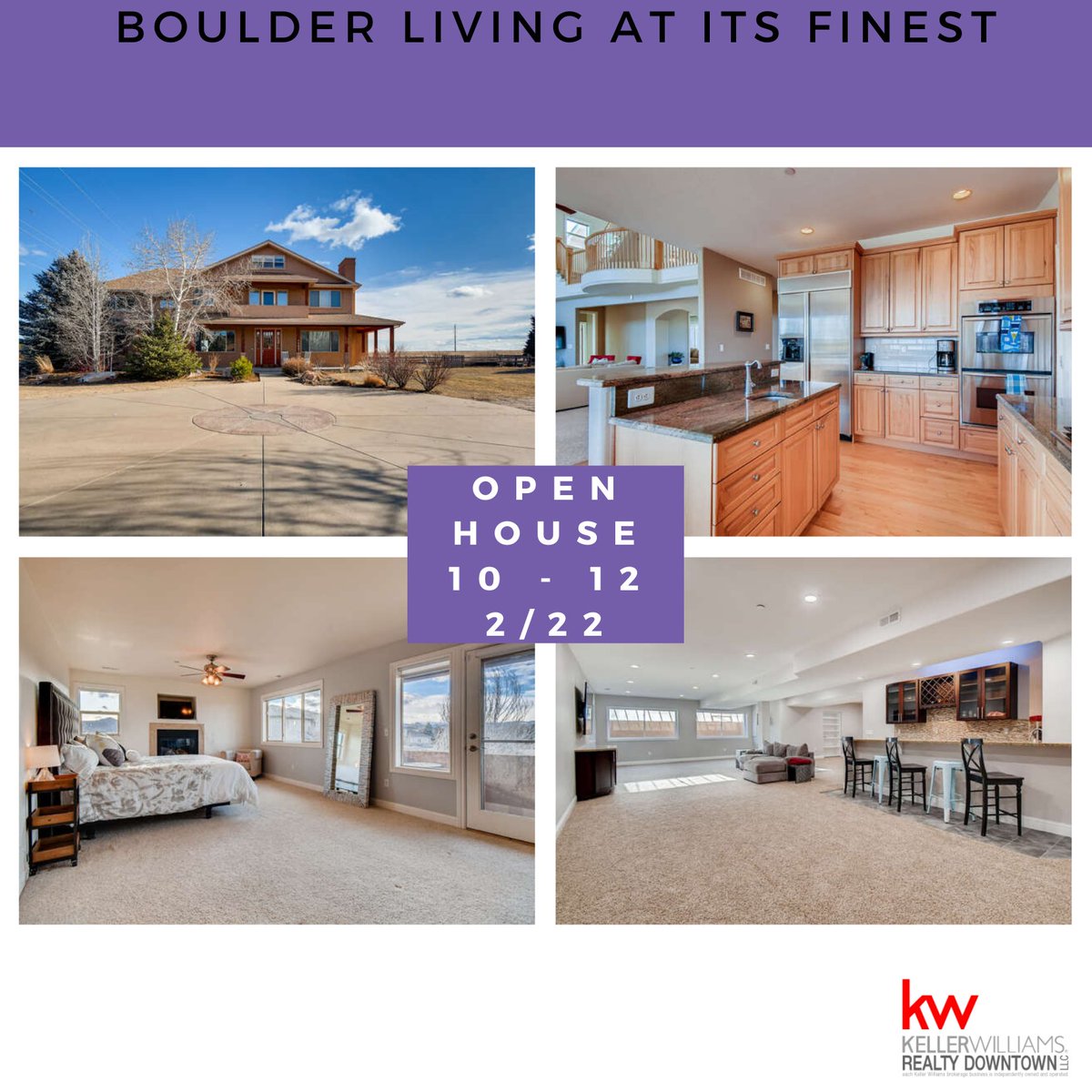 StuGalvis's tweet photo. Come tour this extraordinary Boulder home that sits on a large corner lot. Join The Galvis Group from 10 - 12 Saturday! https://t.co/qzt4Ogmx0m