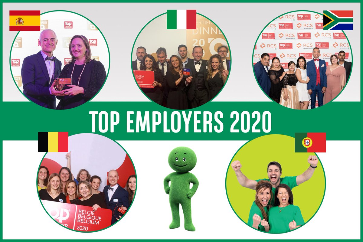 mouriz's tweet photo. RT @jm_bellafiore: We are the champions! #AlphaCredit Belgium, @CetelemSpain, @Findomestic in Italy, #CetelemPortugal and @RCSGroup_ in South África certified #TopEmployer. A recognition of great working conditions #rrhh https://t.co/7htE3JW45u