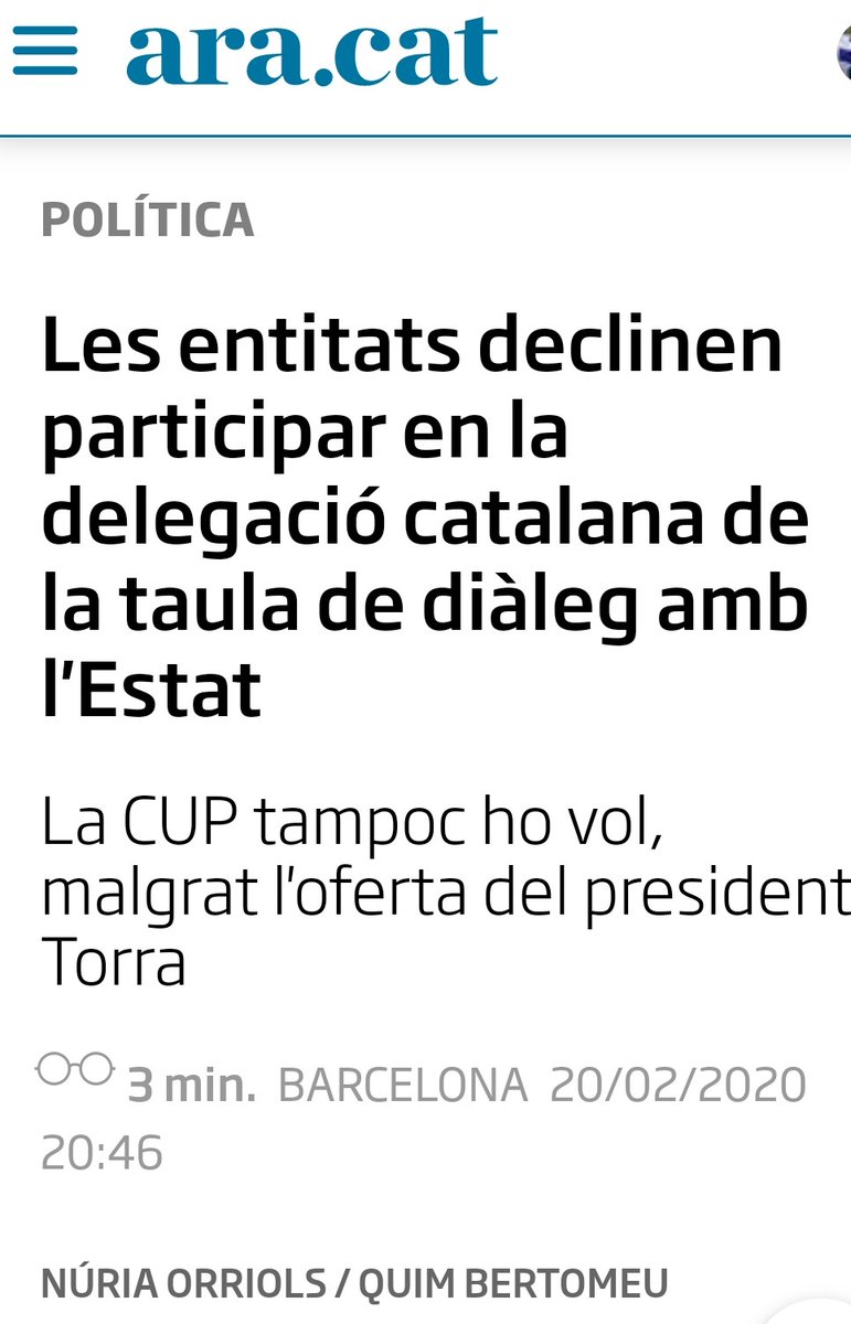 florejachs's tweet photo. Quan s'aconsegueix una taula de diàleg polític entre els GOVERNS intentar muntar un "Corral de la Pacheca" convidant a qui no pertoca, és menystenir la representació institucional del teu càrrec i restar credibilitat a la teva voluntat negociadora. https://t.co/jnF3iFw89v