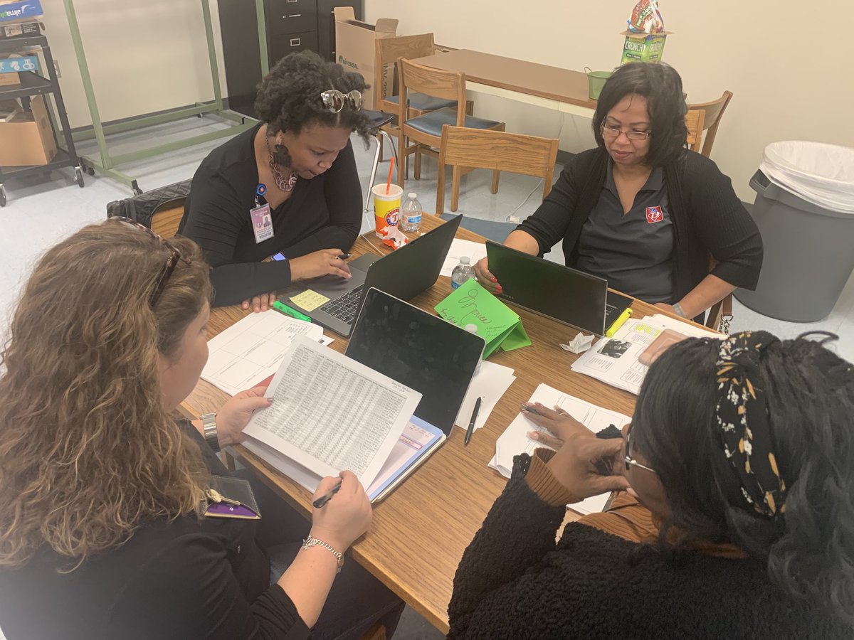Dville_Advanced's tweet photo. @Duncanville_HS Teacher Specialists are digging into their data to development enrichment plans for their students. #Raisetherigor https://t.co/Pmj2iFsIl9