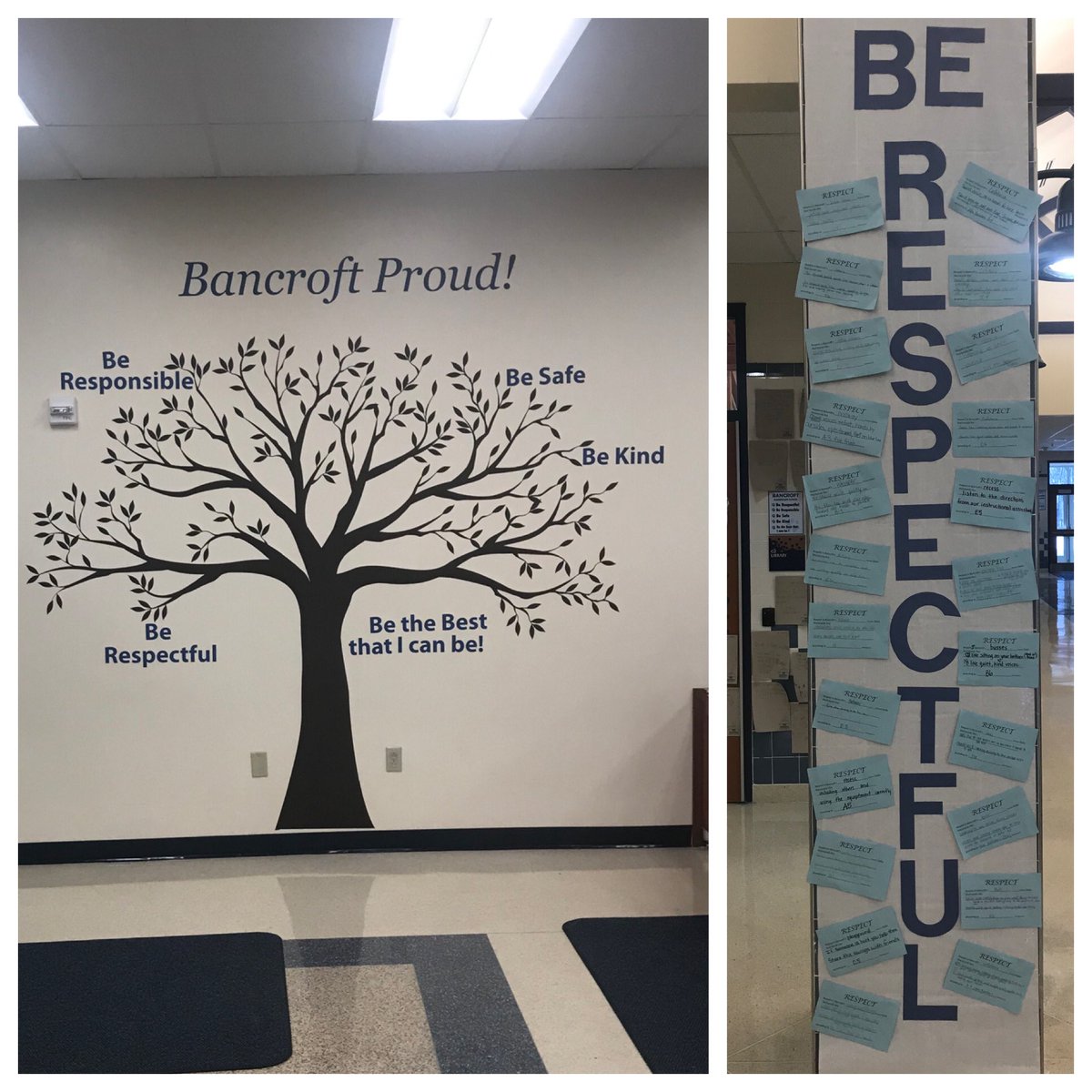 KCSDBancroft's tweet photo. Bancroft is taking Fridays this month to review our school goals and remind ourselves about our behavioral expectations! So far we have focused on Respect, Responsibly & Safety! Everyone working to achieve the same goals makes us an awesome school! #BancroftProud #SWPB #RC https://t.co/1p8b5a45i7