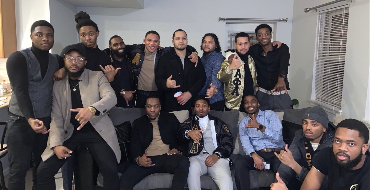 Theta1910's tweet photo. On February 21st, 1910 the 8th House of Alpha Phi Alpha Fraternity Inc. was established. Today we, along with the District of Illinois, celebrate 110 years of Manly Deeds, Scholarship, and Love For All Mankind. 06 to all the brothers of THETA chapter! ๐ค๐พ
#ThisIsTheta #8thHouse https://t.co/iwBbY7iAUO