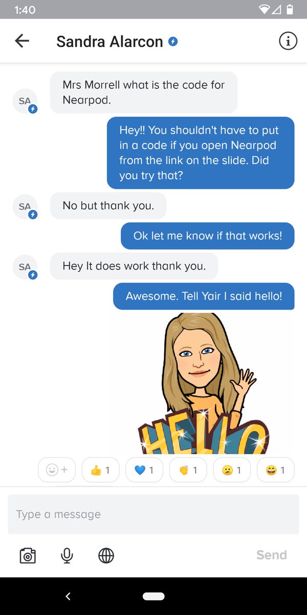 a5disteam's tweet image. Our @AndersonFive teachers are working hard checking in on students and answering questions! #a5elearning #vision5 @Netop_Edu @remind101