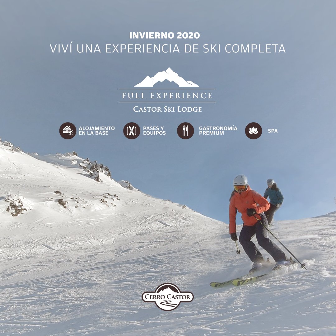 ¡Este invierno vení a vivir la una experiencia única en #CastorSkiLodge! No te vas a tener que preocupar por nada 👇
🛎 Alojamiento en la base de #CerroCastor
💆‍♀️ Spa
🍽 La mejor gastronomía
⛷ Pases + Equipos
+ info: castorskilodge.com/promociones
📸: @fotiar