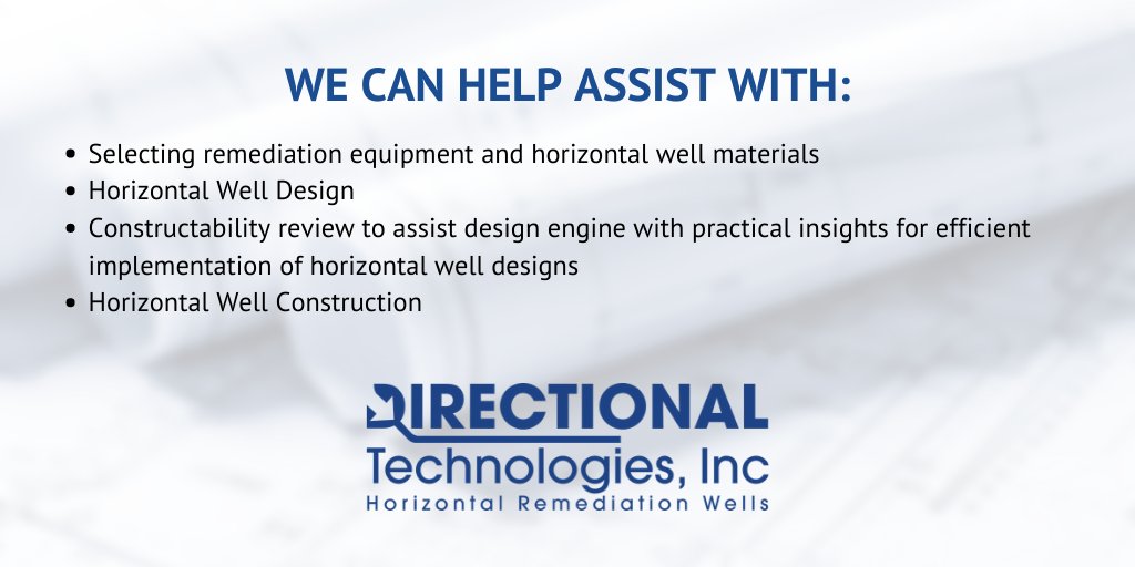 DirectionalTech's tweet image. We are one of the handful of environmental directional drilling companies in the world, and when you work with us, our team will work alongside your engineers and site managers for the planning and preliminary consulting.