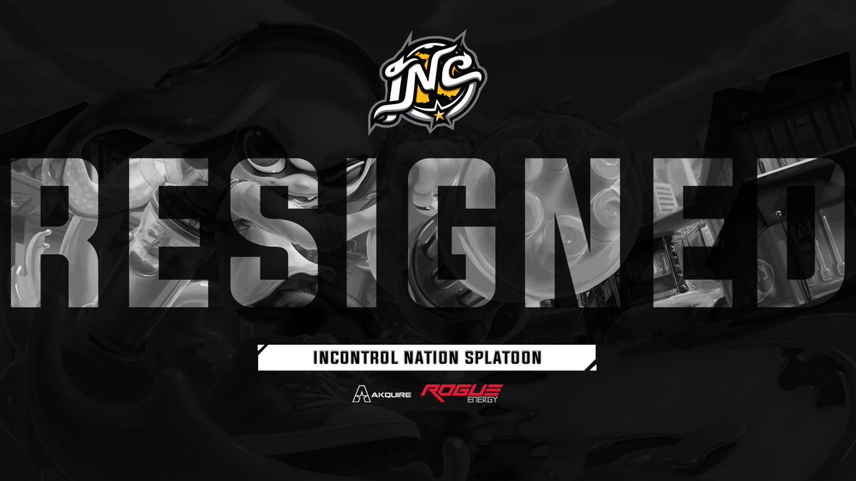 InControlGG's tweet image. We are proud to announce we will be re-signing @InControl_Spl for another term. We cannot wait to support Splatoon for another year with such a talented group. 

@Ear7hQuak3 
@CMO_Splat2 
@biscuitsploosh3 
@2minifridges 
@Noob_Spl 

#OurWorldOurNation💫