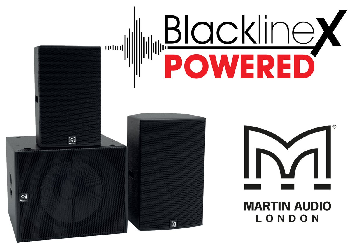 martin audio powered speakers