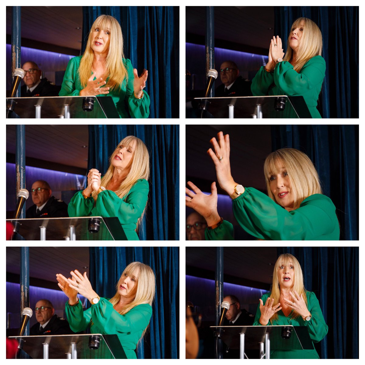 Saras__Tweets's tweet image. I really should try and be much more demonstrative when I present! 😂🙄😜 #TooMuch #LessonLearnt 

(Last night at the @LFBFireCadets Volunteer Cadet Instructor Awards at @thetattershall)