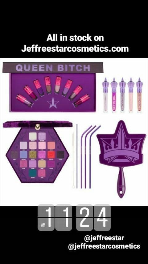 your_bongmother's tweet photo. Take a look for an #LaunchDay update on all things #BloodLust and @JeffreeStar #InStockItems and #SoldOut items
Everything listed is from https://t.co/MhVhz0gfNV
*Items may/may not still be instock on such sites as @beautylish @shanedawson https://t.co/ofV6aFOgmZ