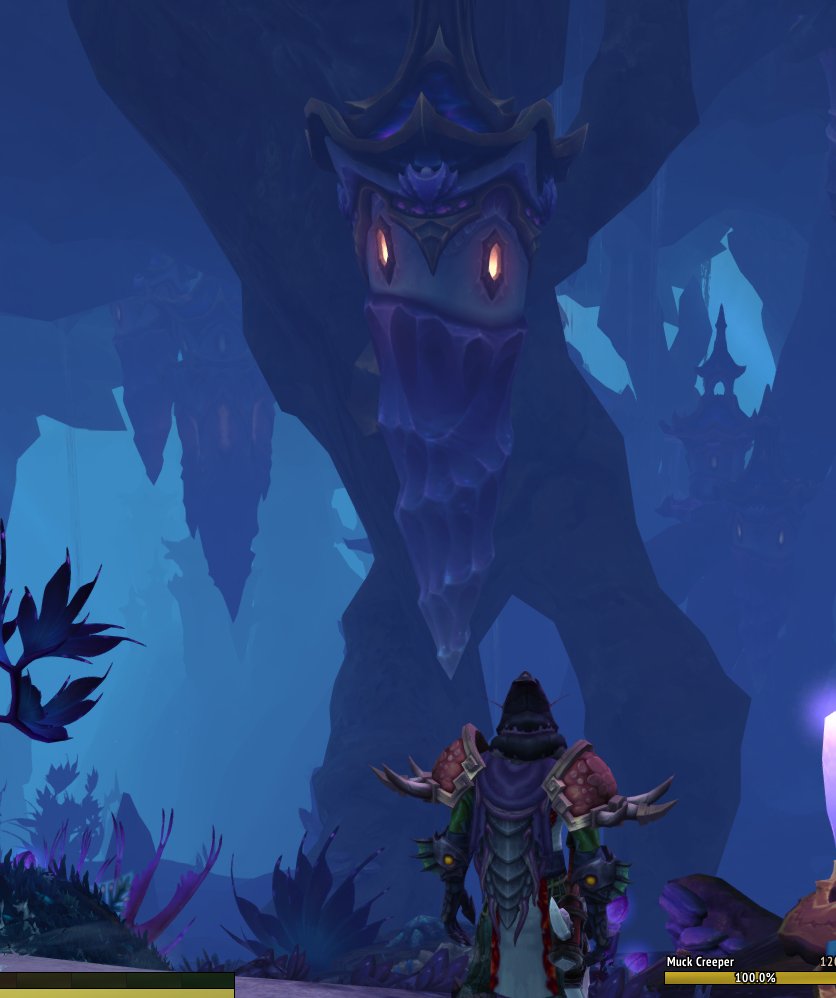 KillerPigeon's tweet photo. My thoughts: "Damn, Blizzard's gotten sloppy with how the bosses look"

I then realise it's just the environment looking like a giant rock monster 🤷‍♂️🤦‍♂️

#WoWThings #WoW #rocksMistakenForRockpeople https://t.co/0XOotIof4o