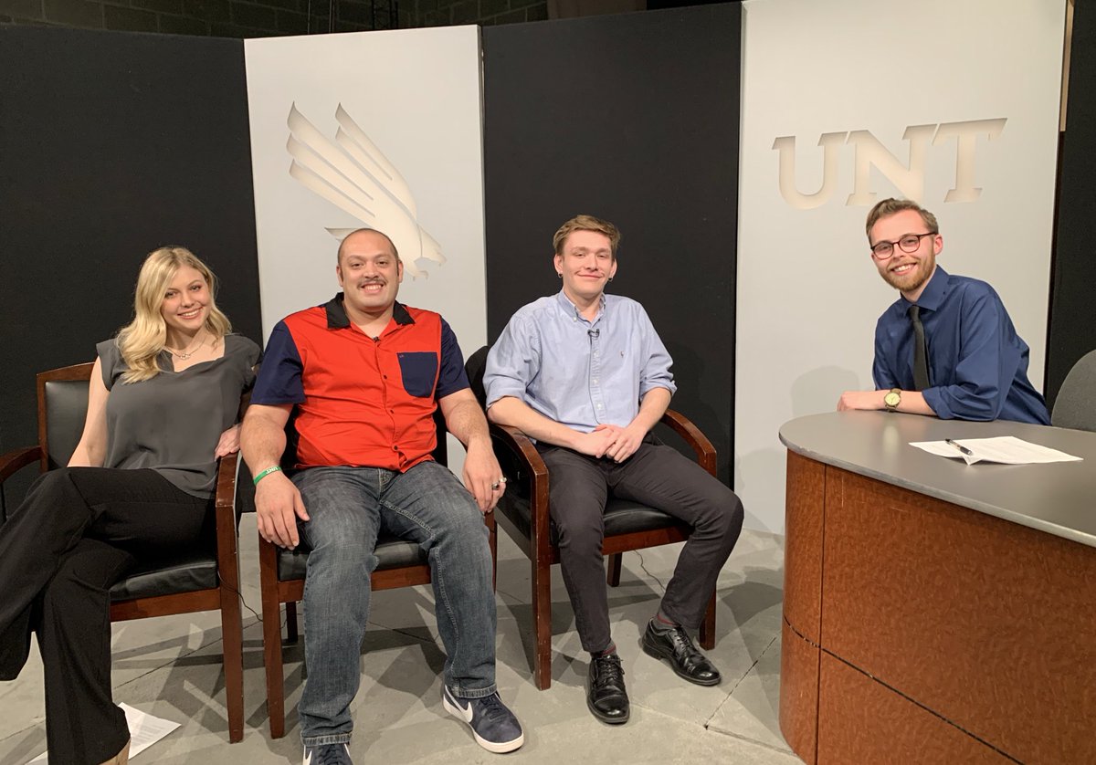 LateNightNT's tweet photo. We would like to thank @UNTFGSO for coming out and interviewing on our show the other night! They are an incredible organization so definitely check them out! https://t.co/LiijH4kjjD