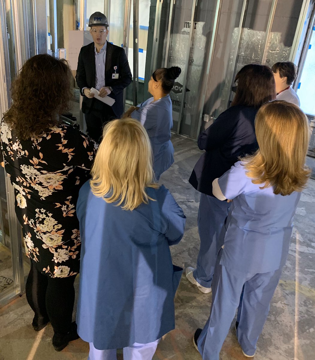 Maternal Child Health team checking on the work going on in the new unit. #patientsfirst @NYPHVH @OMB913 <a href="/stacy_amme/">Stacy Anne Mehciz</a>