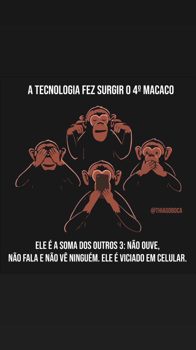 thiagobocas's tweet photo. “3 Macacos Sábios” atualizado. #salvemoshumanos #institutohigh #thiagoboca #vidareal https://t.co/uDYzcR2qNm