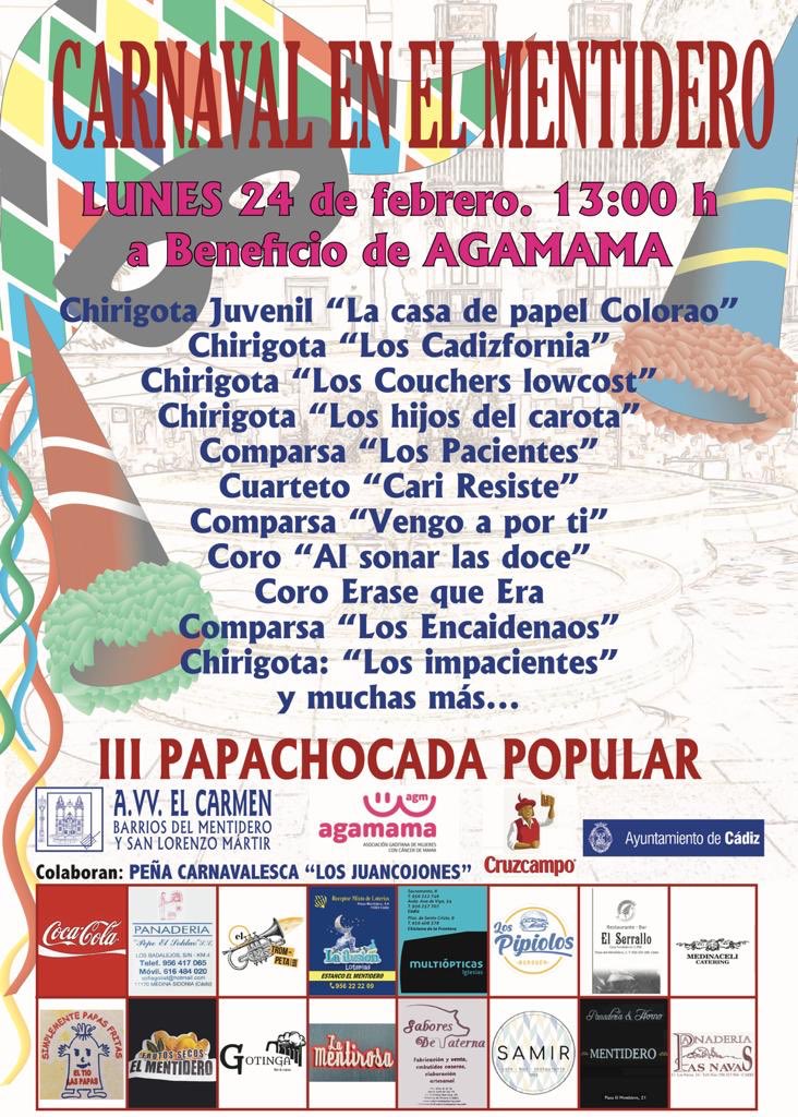 Nos vemos el lunes 24 a partir de las 13:00 horas #Carnavales2020 #Carnaval