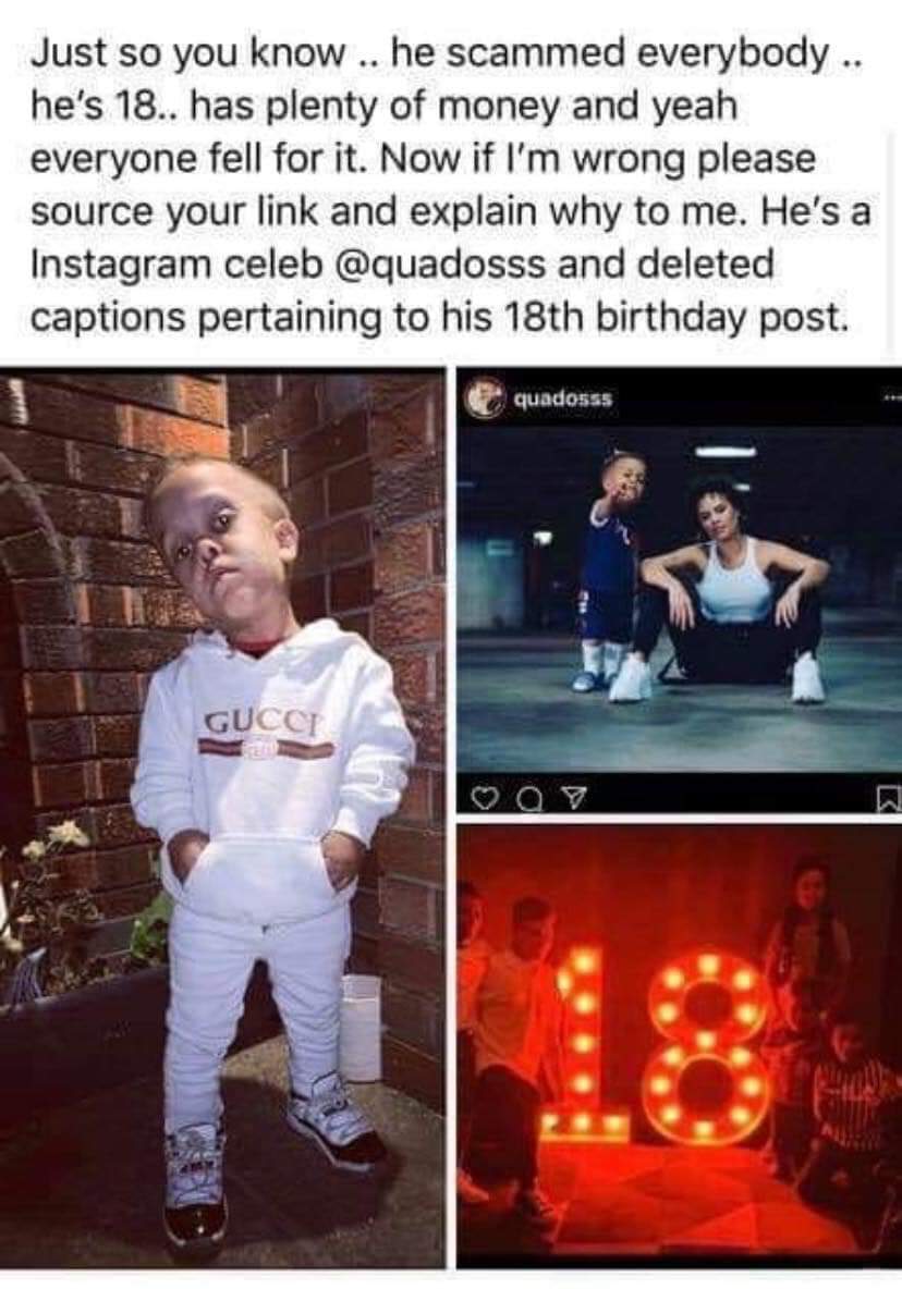 86Sammyjo's tweet photo. How many people fell for his sad story yesterday all over the Internet but he's a scammer https://t.co/cDvXLW0mkQ