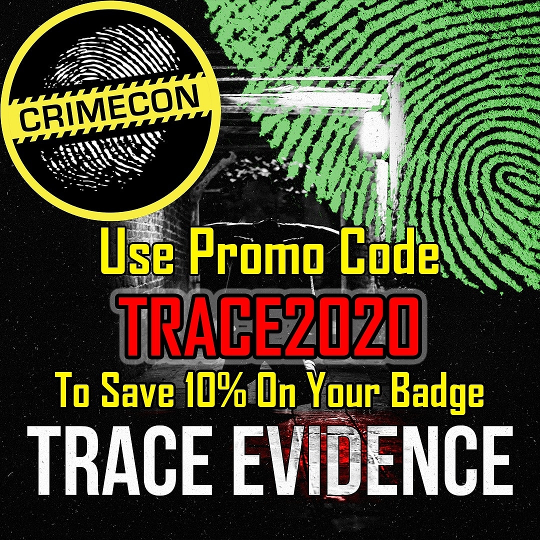 TraceEvPod's tweet photo. Super looking forward to CrimeCon in Orlando. If you haven't got your ticket yet, use promo code Trace2020 to save 10% and I'll see you on podcast row! #crimecon #crimecon2020 https://t.co/Ebk18MSORn