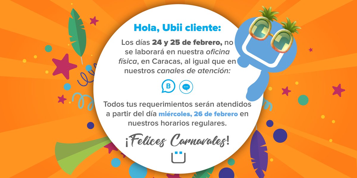 ubiipagos's tweet photo. #Ubiicliente tenemos información de interés para ti 👇🏻 https://t.co/vO2zR4XDLY