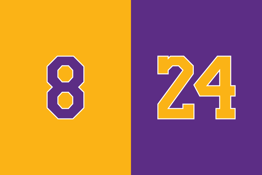 number 8 and 24 kobe