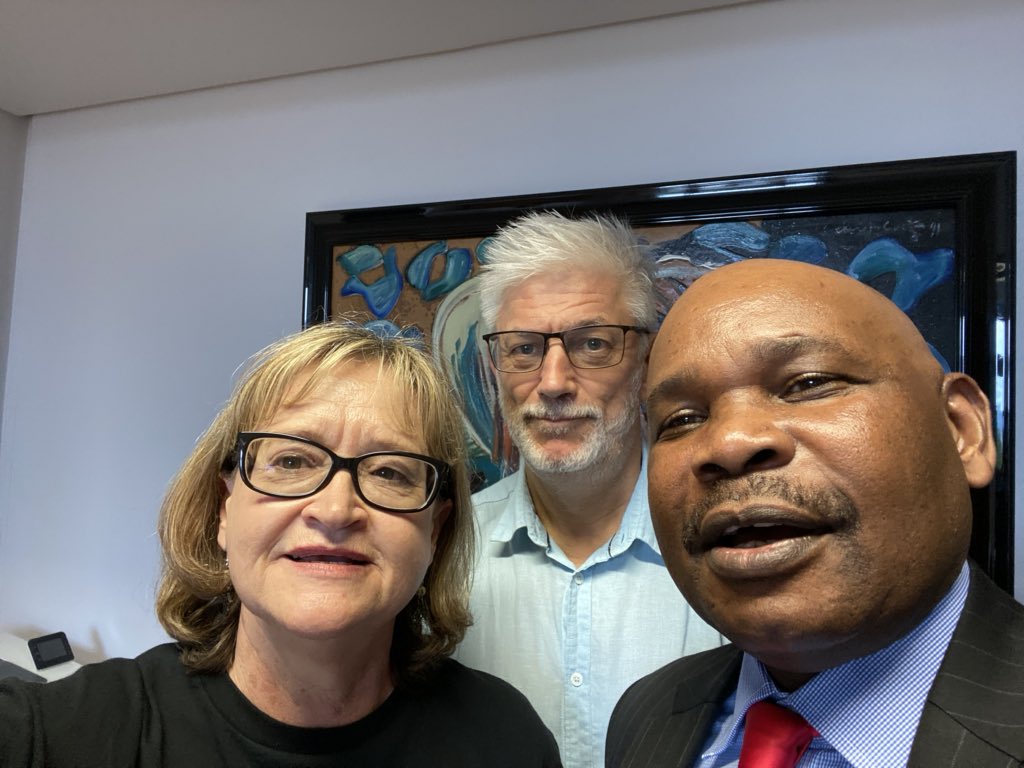 I was privileged to visit with Prof Tawana Kupe, Vice Chancellor, University of Pretoria; Prof Elsabe Schoeman, Dean, University of Pretoria Faculty of Law; Prof Frans Viljoen, Director, UP Centre for Human Rights @UPTuks @tawanakupe @CHR_HumanRights @TuksLawFest @UBSchoolofLaw