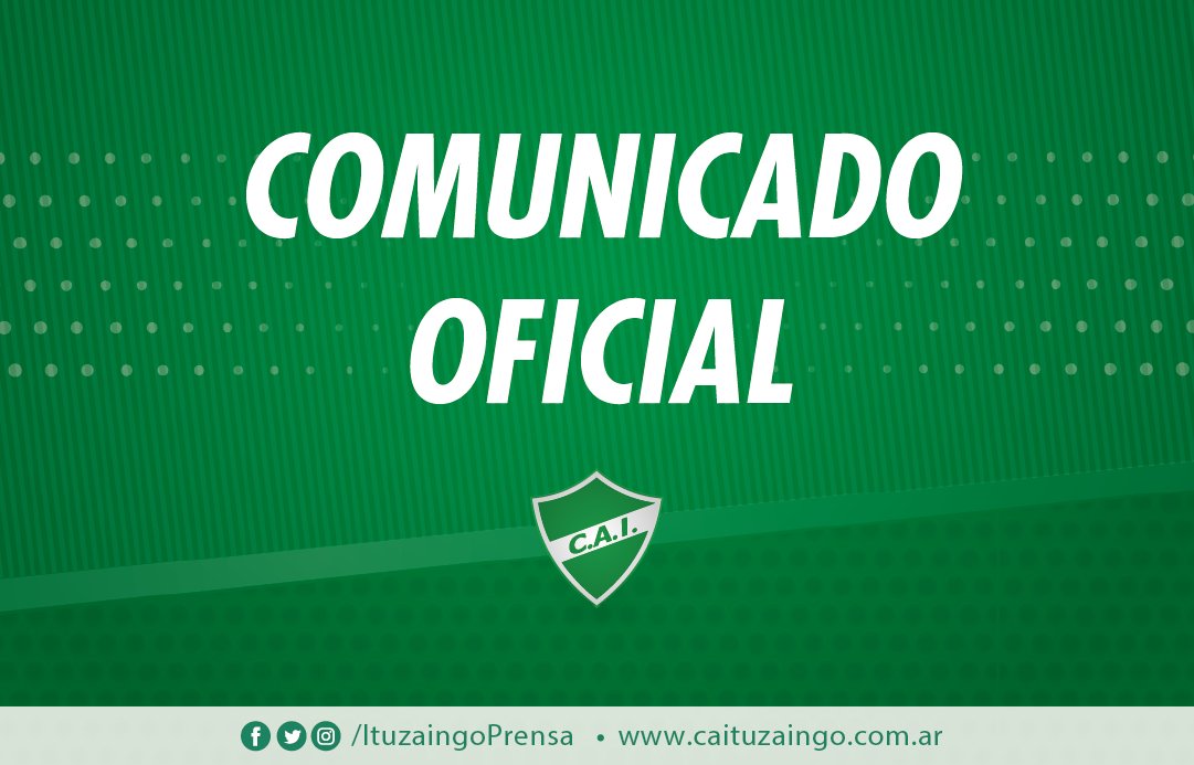 #Comunicado 👉 Carlos Casteglione renunció como Director Técnico de la Primera División.

A partir del Lunes, Néstor "Coqui" Ferraresi será el nuevo DT de #Ituzaingó.