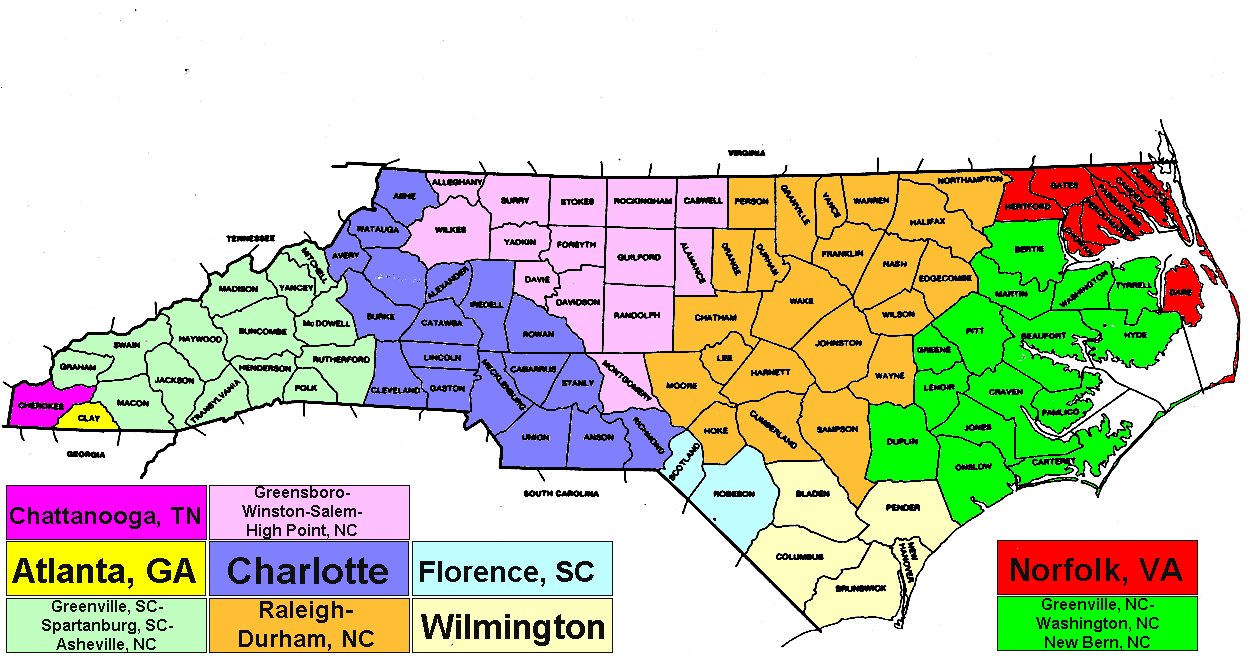 Drew Savicki on Twitter: "Clay County, North Carolina is in the Atlanta ...