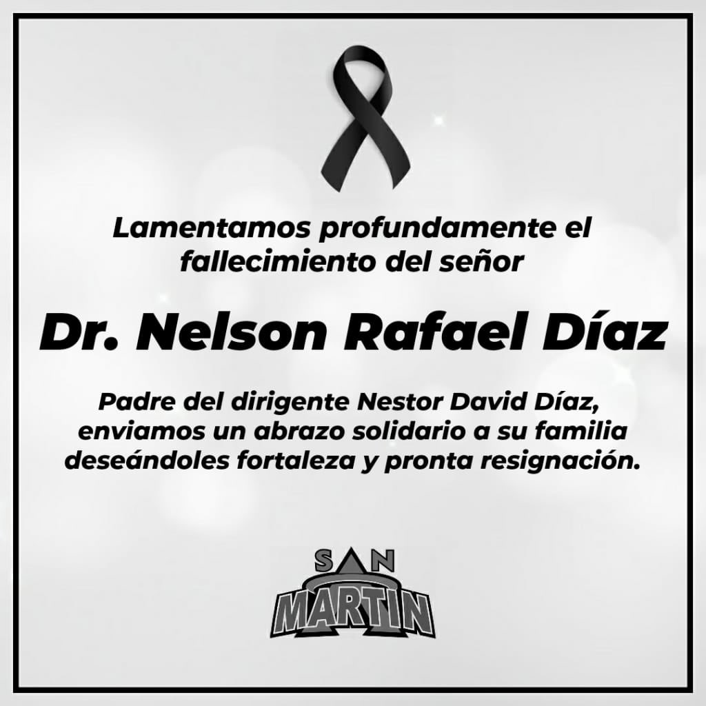 SFMSanMartin's tweet photo. David, estamos contigo y toda la familia en este momento de dolor, Ánimo. https://t.co/TV23riQvvv
