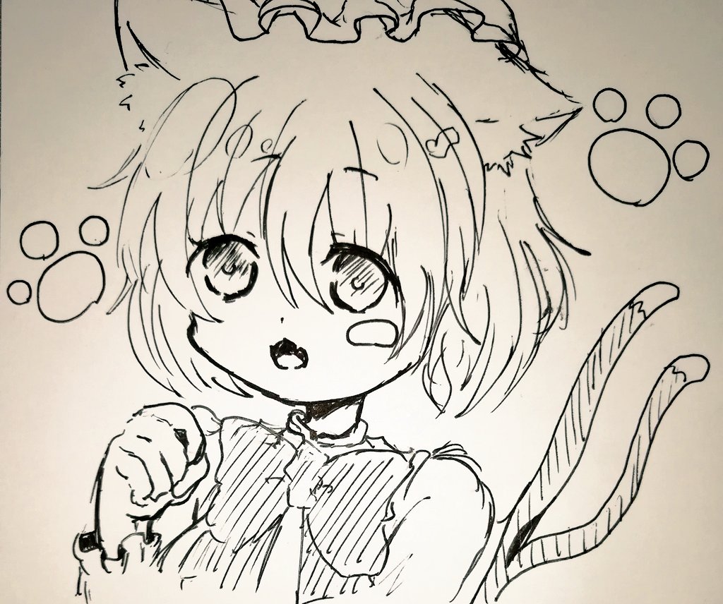 橙!描けたー!!

#東方Project
#橙
#落書き 
#猫の日 