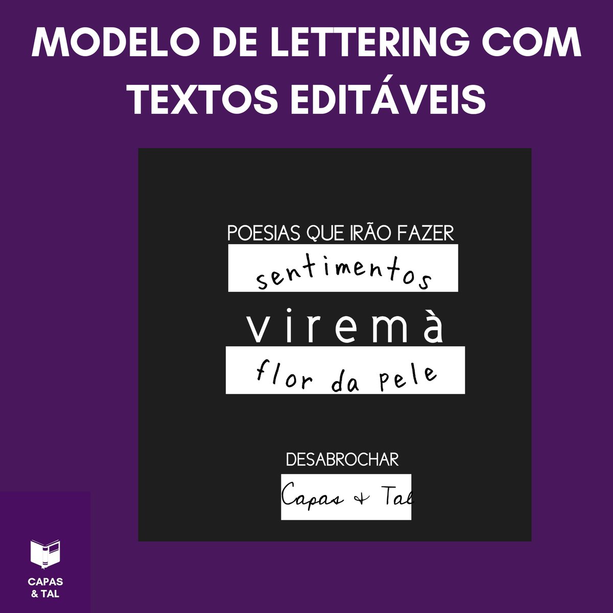 capas_e_tal's tweet photo. Letterings a venda por 4,99 https://t.co/Y5StVb0HHl