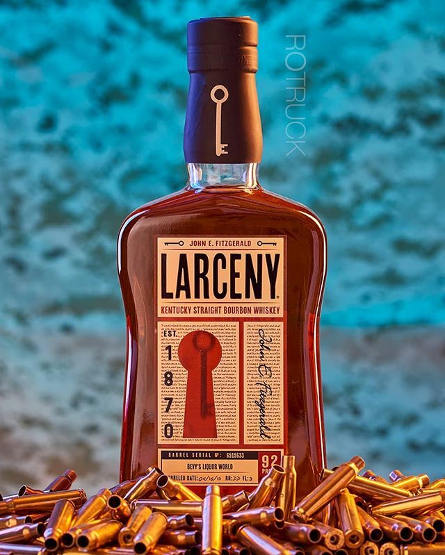 JoeRotruck's tweet photo. I have not gotten hold of a new Larceny Barrel Proof yet, so I am still not one of the cool kids.  However, I did find my first ever store pick (@bevysliquorworld) of Larceny the other day and decided to give it a try, since the standard fare is good on … https://t.co/kMtpdgEpjS https://t.co/uvz6yOWieY