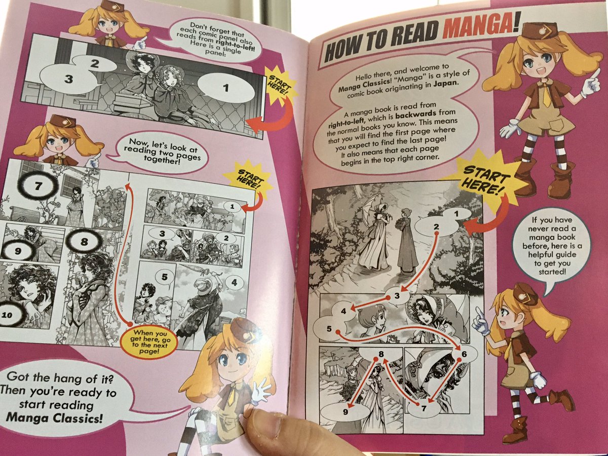 Aiko A Twitter Rt マンガをちゃんと読むにはある程度知識がいるよね 私が買った英語の古典コミカライズ本には最初にマンガを 読むための説明がある Manga Classicsというシリーズ