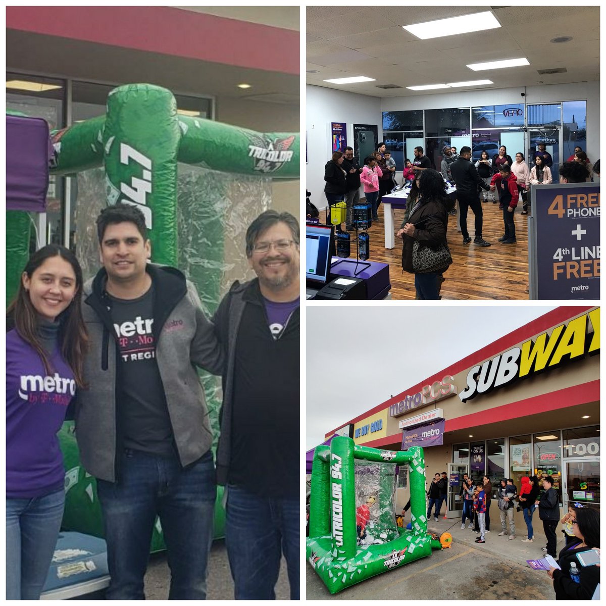 Tax season is upon us!! Making it rain in these cash machines!!💸 #PurpleLife #WeAreMetro #MetroByTMobile