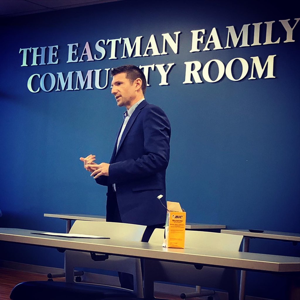 SIAinsure's tweet image. Scott talking about Employment Practices Liability at this month’s Gallia Chamber Lunch &amp;amp; Learn