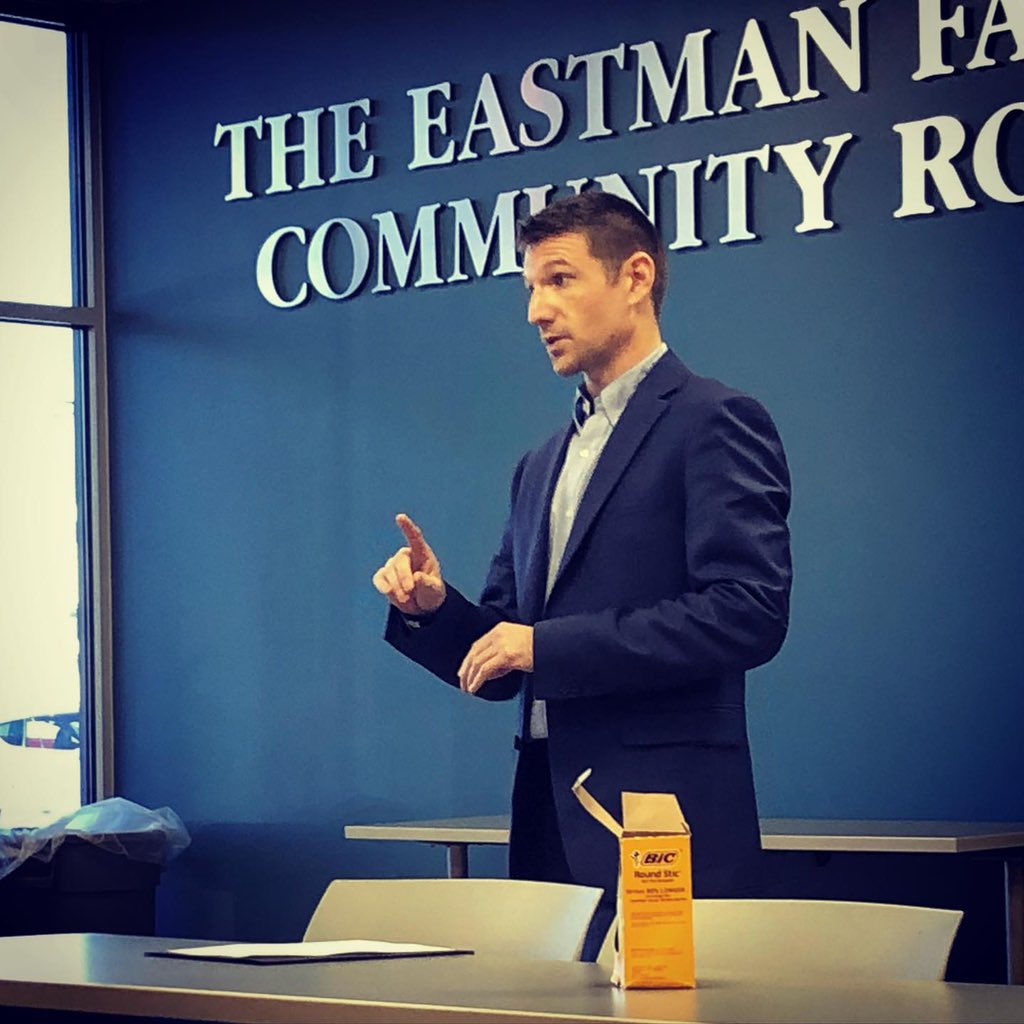 SIAinsure's tweet image. Scott talking about Employment Practices Liability at this month’s Gallia Chamber Lunch &amp;amp; Learn