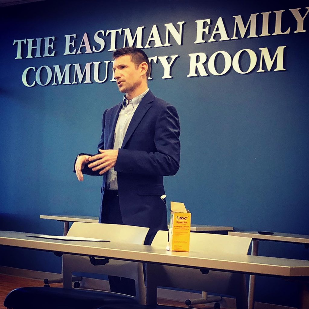 SIAinsure's tweet image. Scott talking about Employment Practices Liability at this month’s Gallia Chamber Lunch &amp;amp; Learn