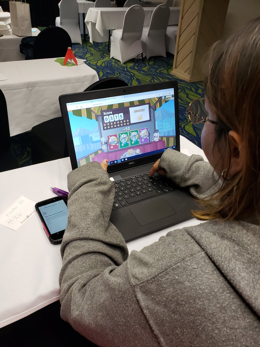 ELBarberHarris's tweet photo. Loving #Reflex! #STEMsummit20 @ExploreLearning @Promando https://t.co/wg7XE404b9